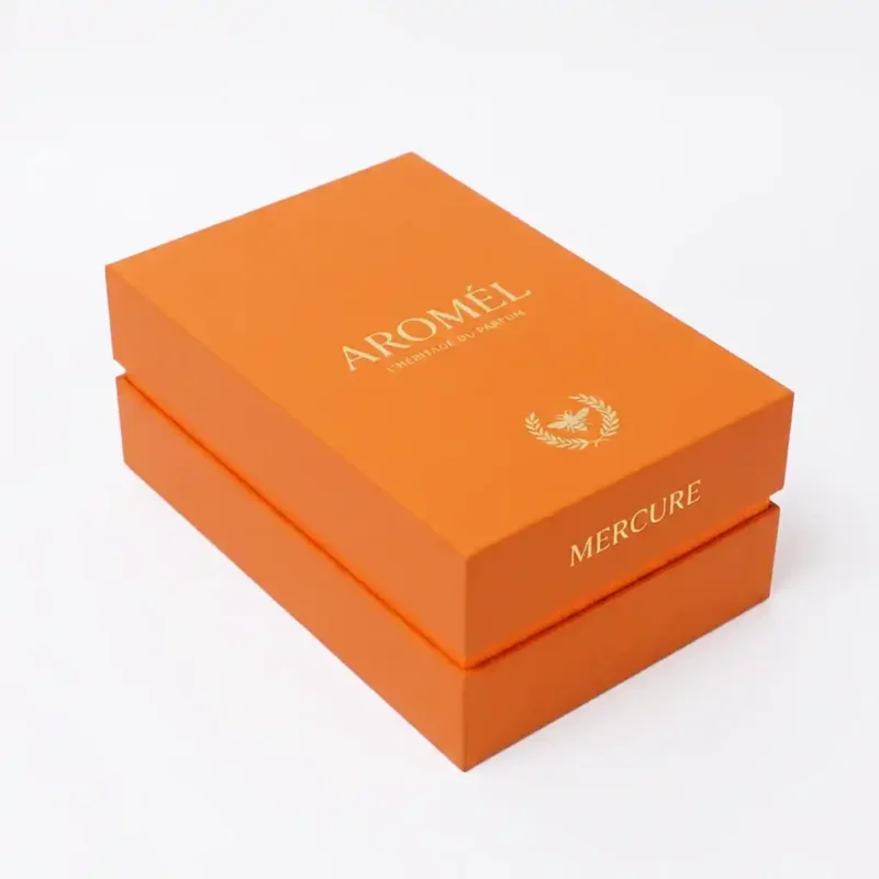 Factory Custom Flip Top Paper Gift Boxes with Silk Satin