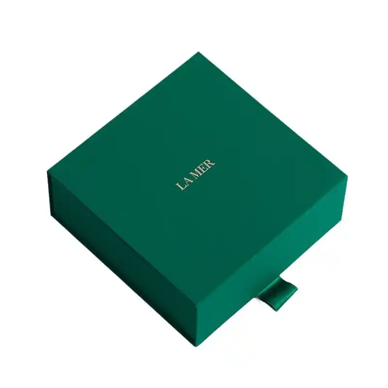 Friendly Paper Personalized Cardboard Green Jewelry Boxes