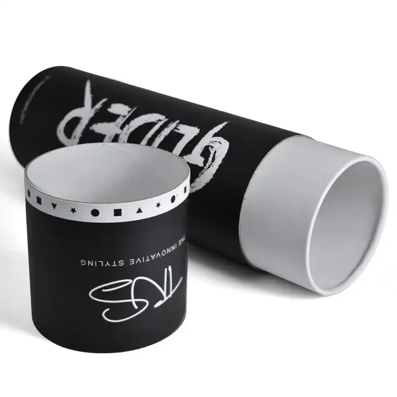High-End Fashion Cylindrical Face Cream Lotion Rigid Boxes