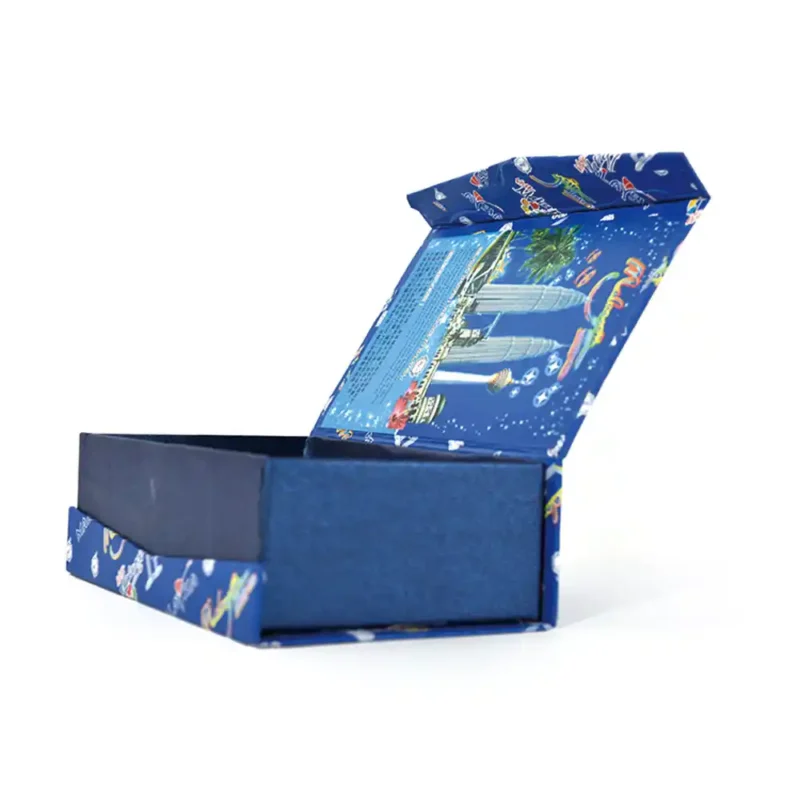 Hot Sale Coated Paper Embossed Magnetic Lid Boxes Factory