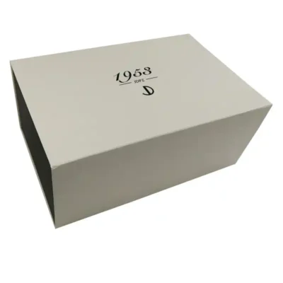 Luxury Black Rigid Foldable Clamshell Magnetic Gift Boxes