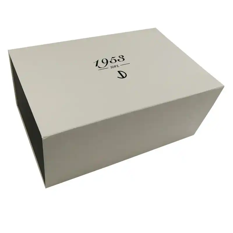 Luxury Black Rigid Foldable Clamshell Magnetic Gift Boxes