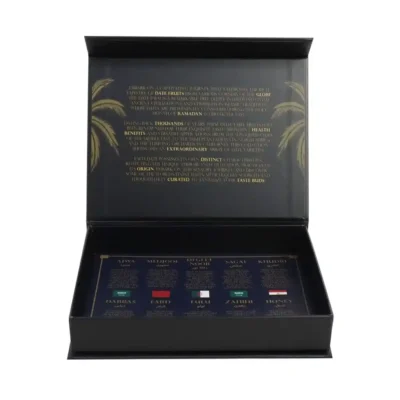 Luxury Black Rigid Magnetic Lid Closure Boxes Wholesale