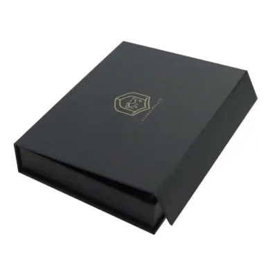 Luxury Black Rigid Magnetic Lid Closure Boxes Wholesale