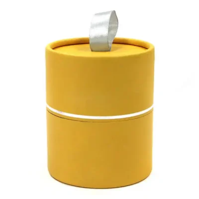 Luxury Custom Printing Paper Round Gift Paper Tube With Lid