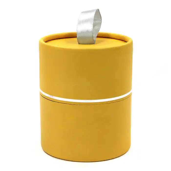 Luxury Custom Printing Paper Round Gift Paper Tube With Lid