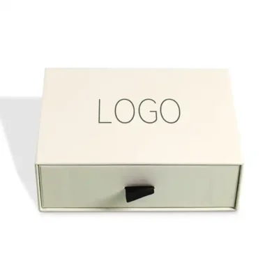 Luxury Drawer Jewelry Packaging Gift Boxes with Ribbon Handle