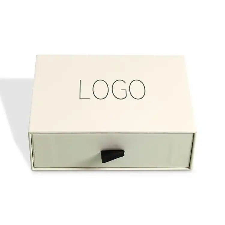 Luxury Drawer Jewelry Packaging Gift Boxes with Ribbon Handle