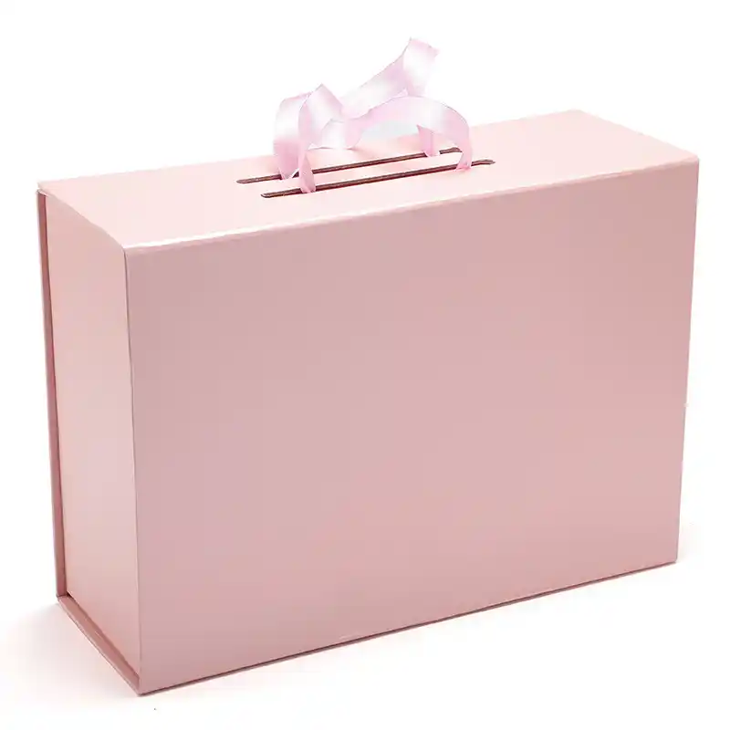 Luxury Folding Magnetic Packaging Paper Boxes With Handle