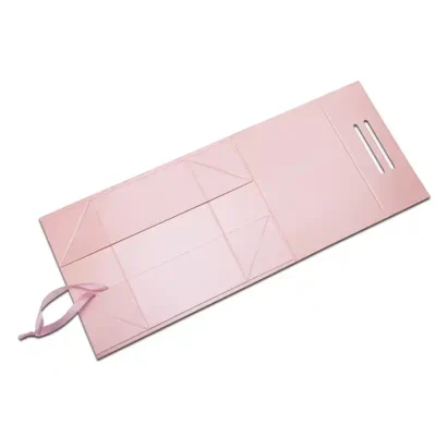 Luxury Folding Magnetic Packaging Paper Boxes With Handle