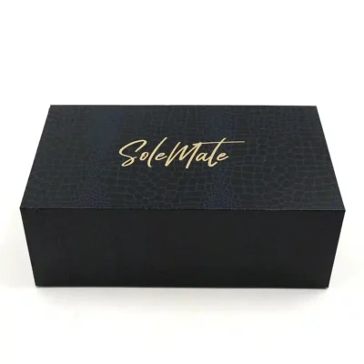 Luxury Premium Black Crocodile Texture Gift Boxes Make