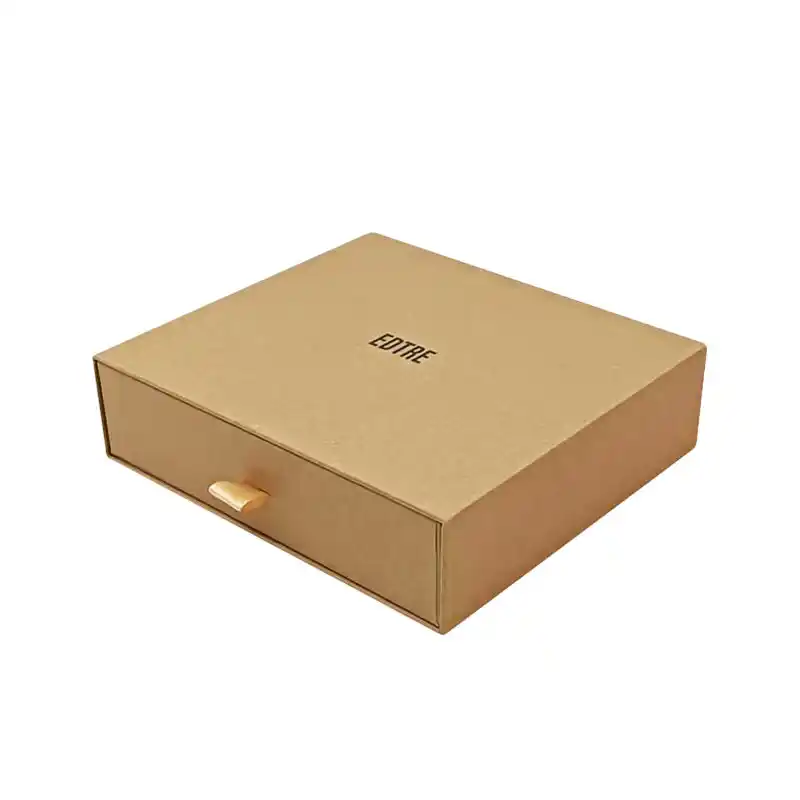 Luxury Printed Fancy Paper Rigid Pull Out Drawer Gift Boxes