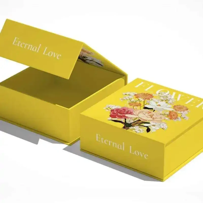 Luxury Recyclable Jewelry Rigid Magnetic Lid Boxes Supplier