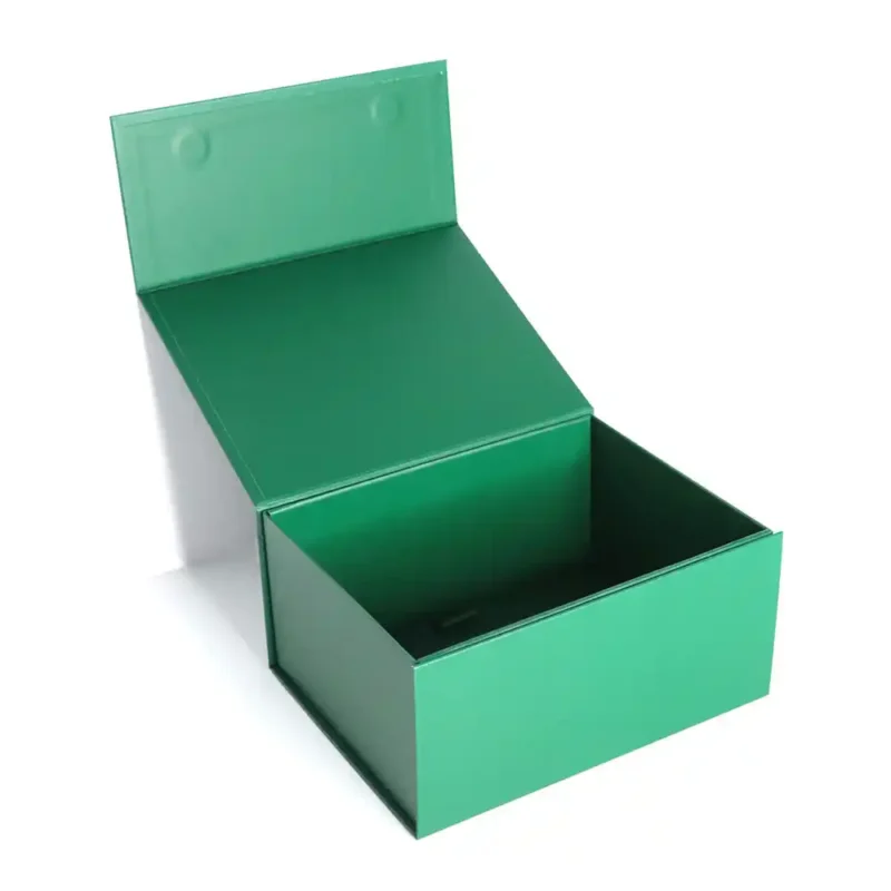 Luxury Rigid Packaging Magnetic Closure Foldable Boxes