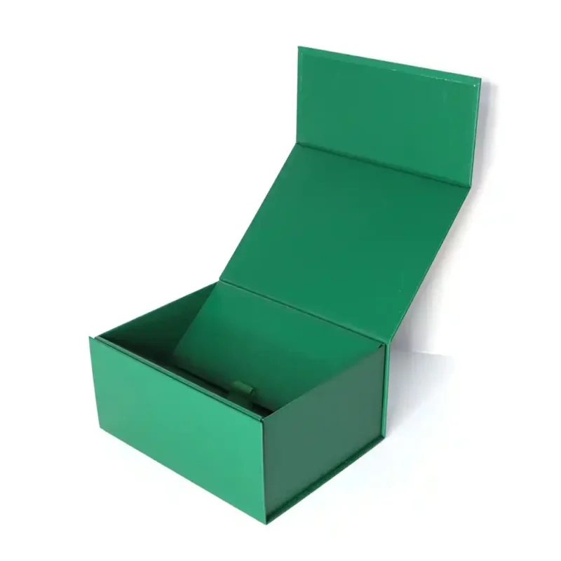 Luxury Rigid Packaging Magnetic Closure Foldable Boxes