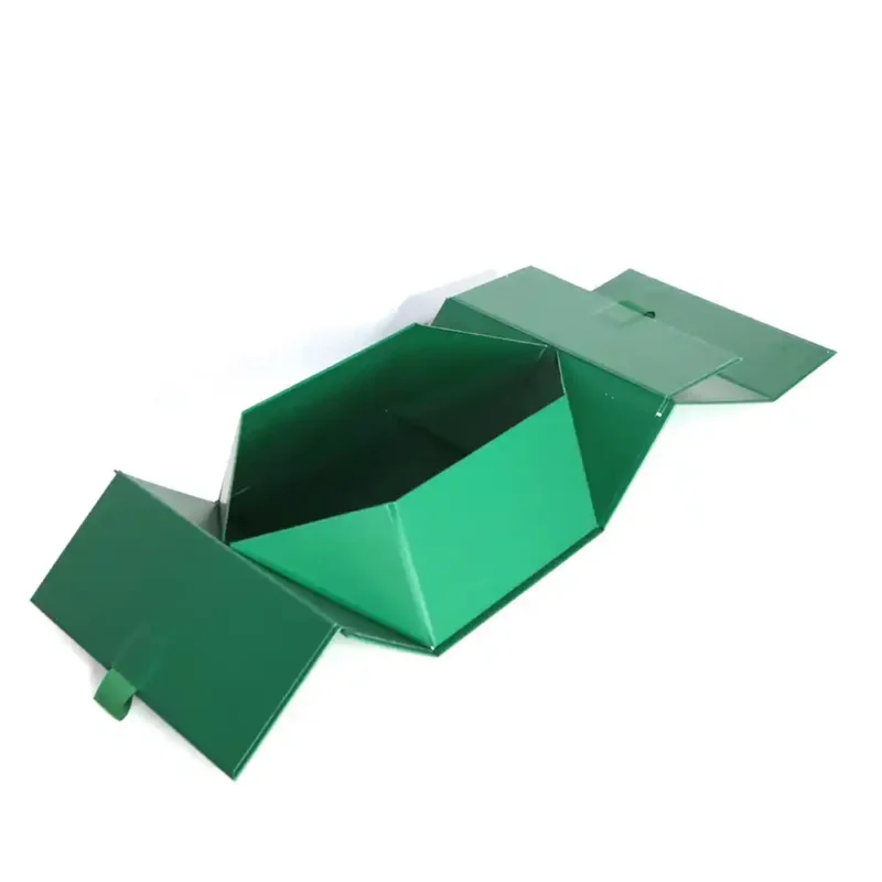 Luxury Rigid Packaging Magnetic Closure Foldable Boxes