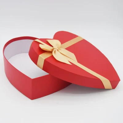 Manufacturers Custom Heart Shaped Gift Rigid Paper Boxes