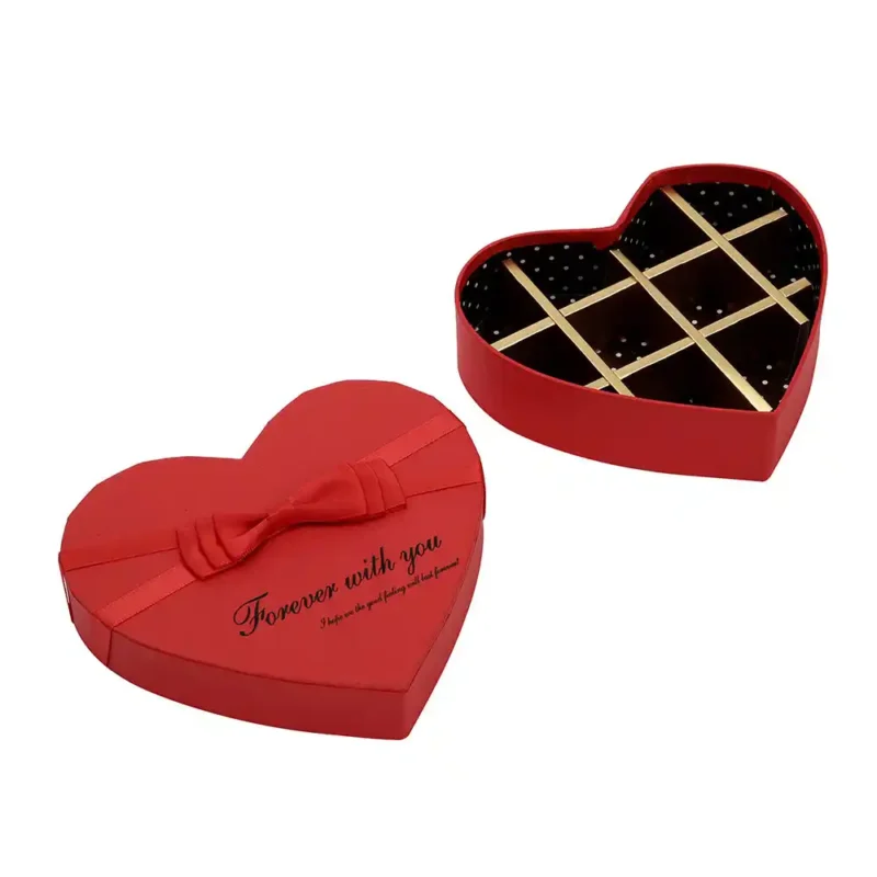 ODM Recycled Heart-Shaped Dessert Chocolate Gift Rigid Boxes