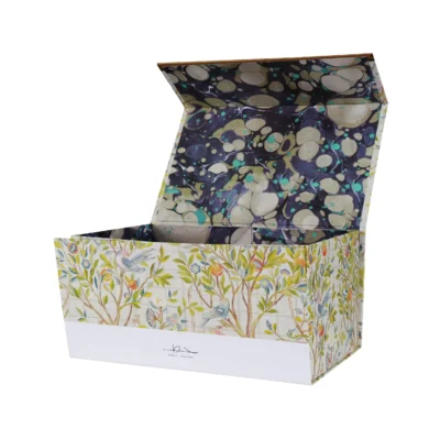 OEM Blossom Print Luxury Magnetic Closure Folding Gift Boxes