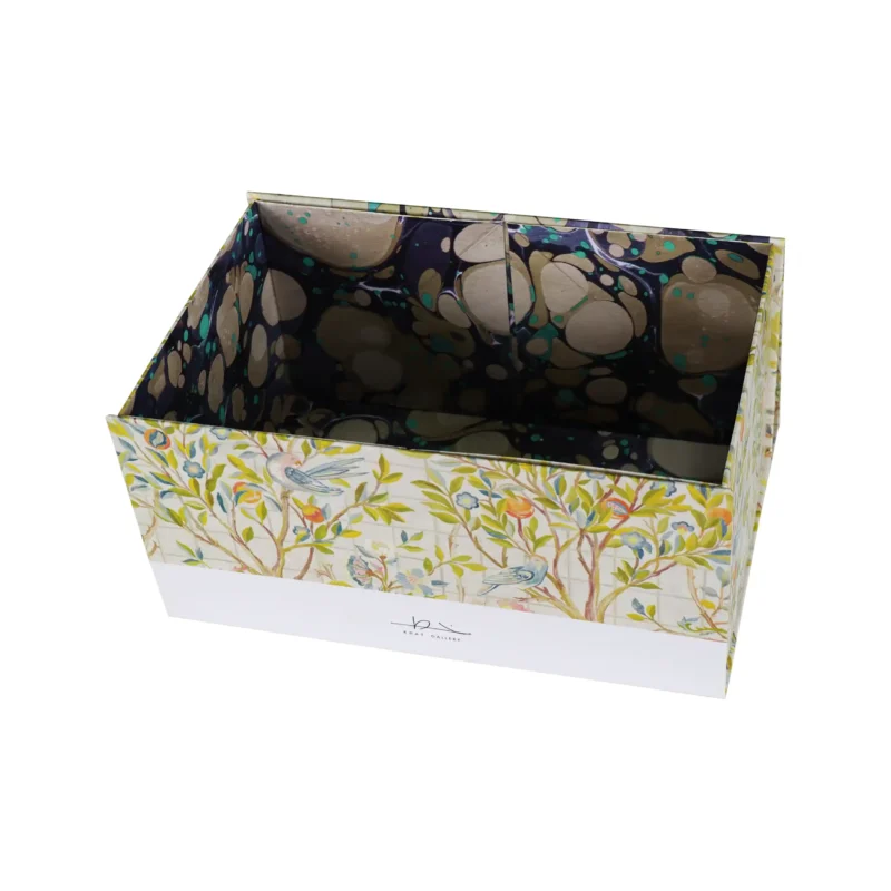 OEM Blossom Print Luxury Magnetic Closure Folding Gift Boxes