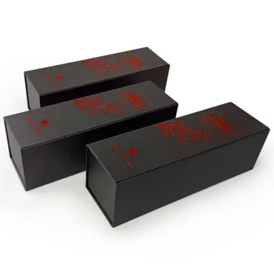OEM Custom Special Paper Wine Whisky Magnetic Closure Boxes