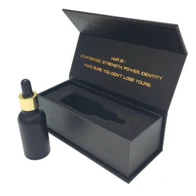 OEM Elegant Custom Print Gold Foil Logo Cosmetic Paper Boxes