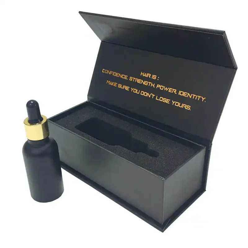 OEM Elegant Custom Print Gold Foil Logo Cosmetic Paper Boxes