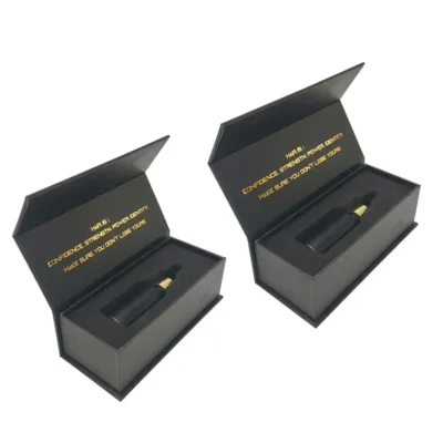 OEM Elegant Custom Print Gold Foil Logo Cosmetic Paper Boxes