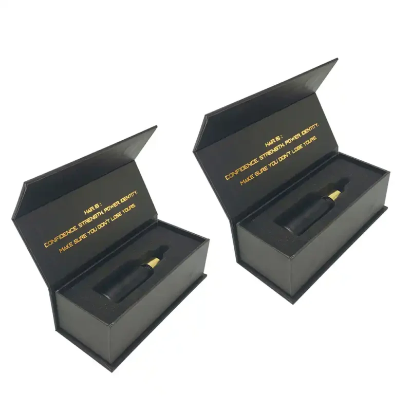 OEM Elegant Custom Print Gold Foil Logo Cosmetic Paper Boxes