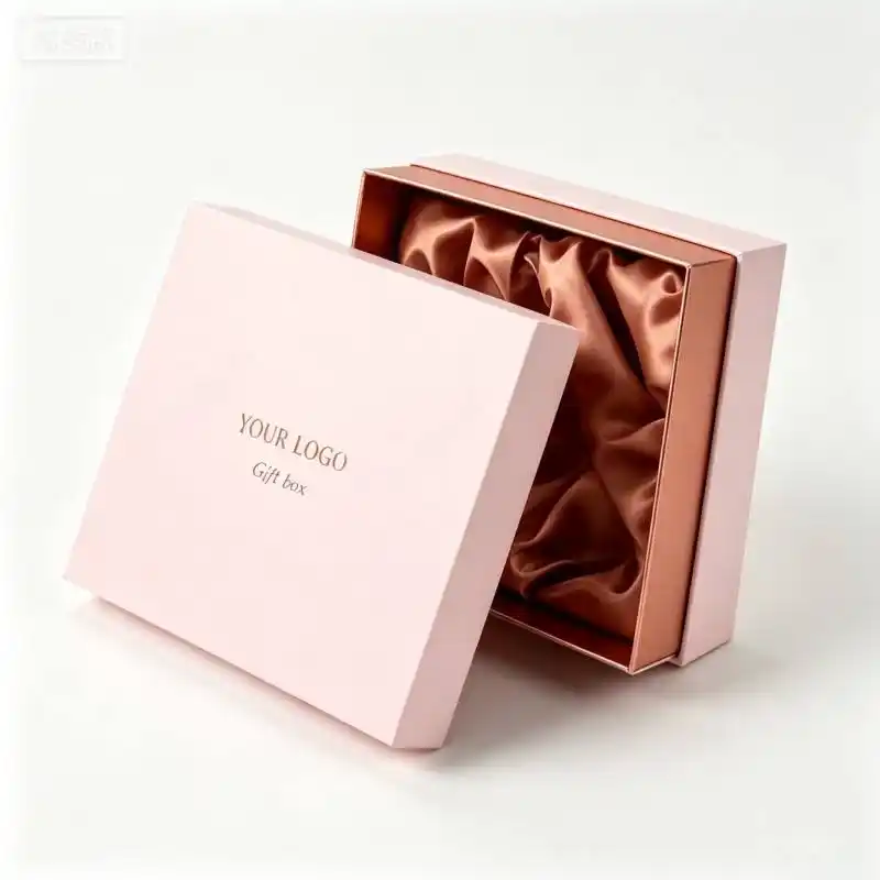 OEM Rectangle Rigid Lid and Base Boxes for Cosmetics Jewelry