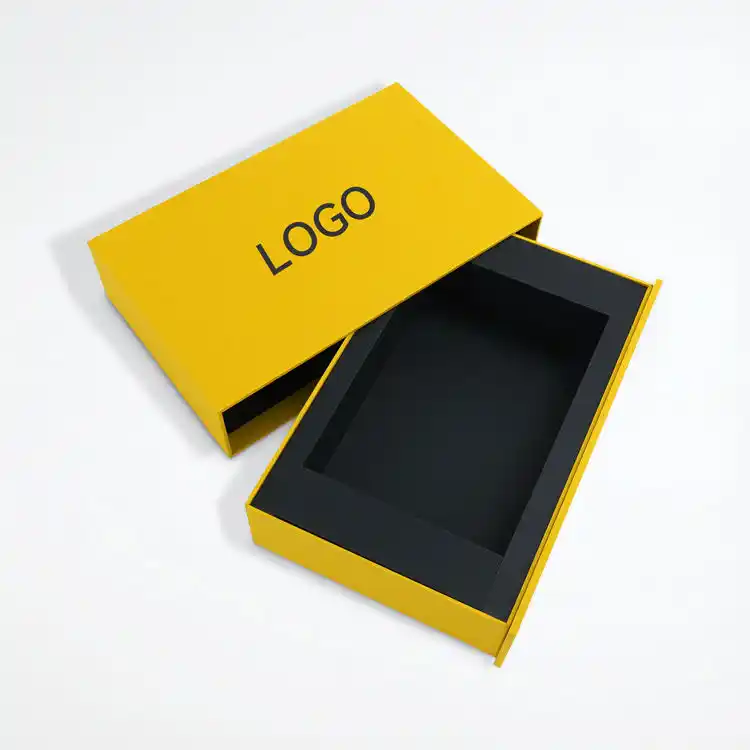 Personalized Luxury Bright Yellow Drawer Boxes Wholesale