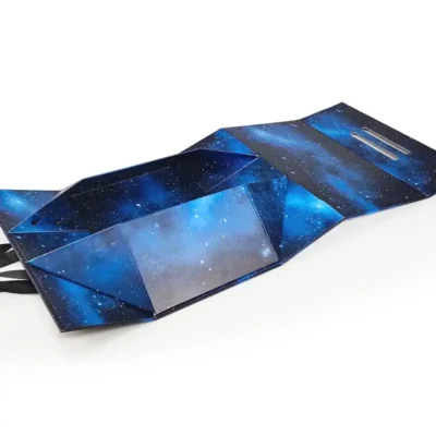 Premium Apparel Garment Foldable Ribbon Magnetic Gift Boxes