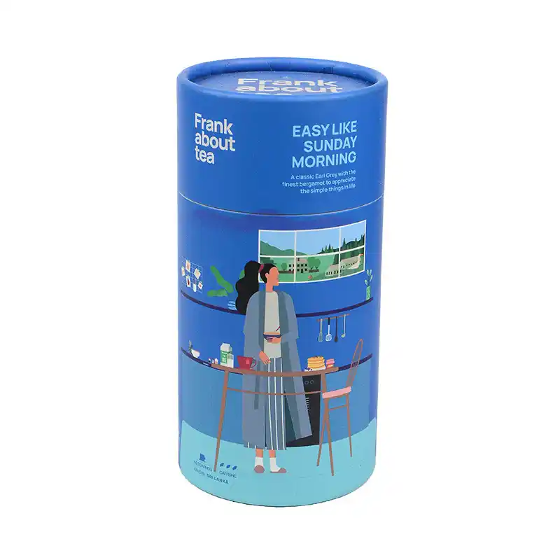 Premium Food-Grade Tea Nuts Paper Tube Packaging Wholesale