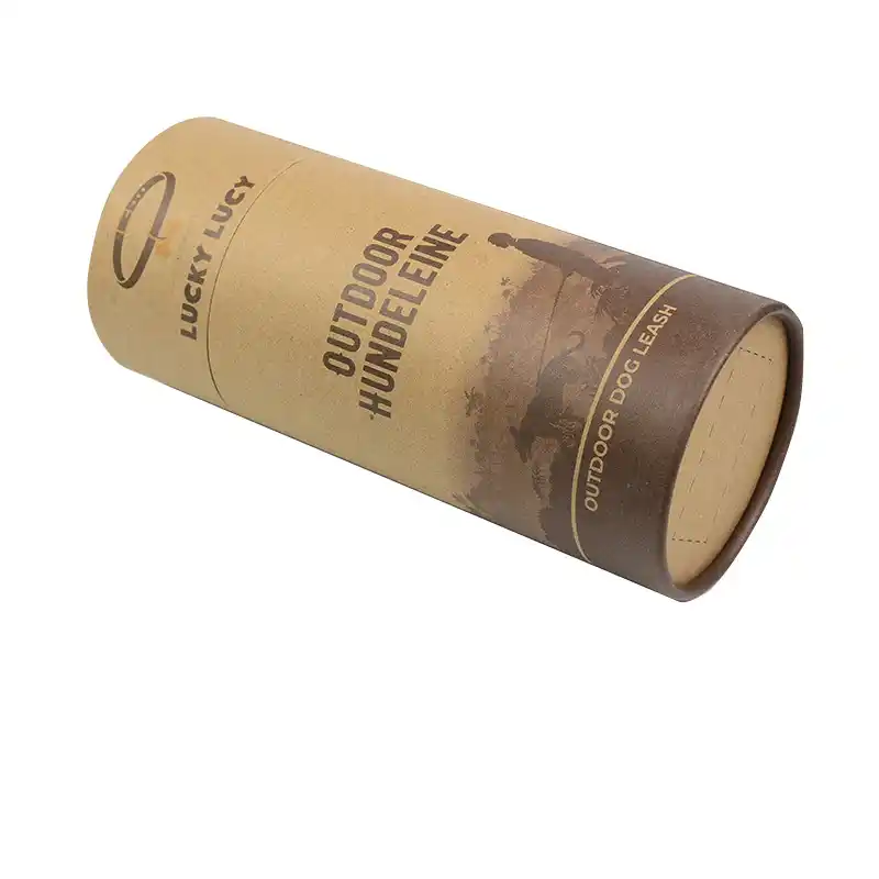 Premium Outdoor Dog Toy Leash Kraft Paper Tubes Packaging