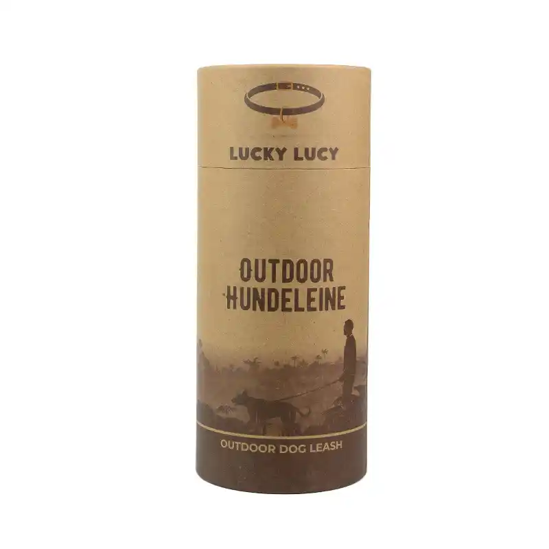 Premium Outdoor Dog Toy Leash Kraft Paper Tubes Packaging