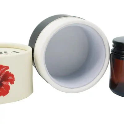 Recyclable Custom Candle Essential Oil Paper Tube Packaging