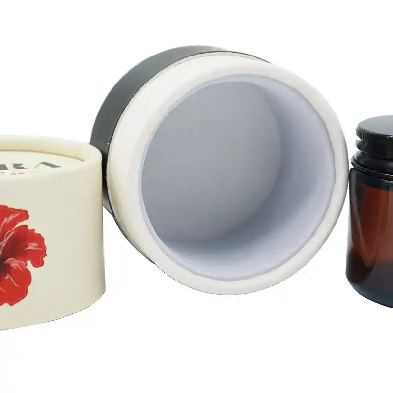 Recyclable Custom Candle Essential Oil Paper Tube Packaging