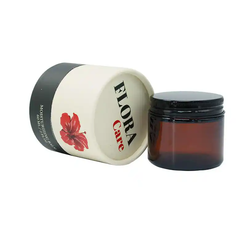 Recyclable Custom Candle Essential Oil Paper Tube Packaging