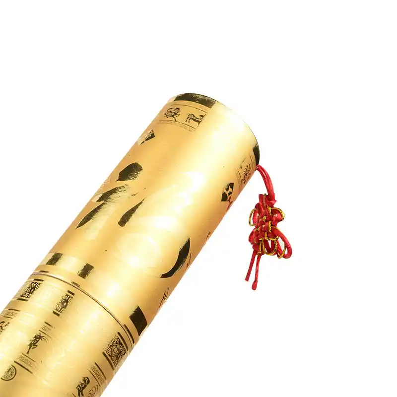 Trade Gold Card Printing Wall Paper Tube Packaging Packaging