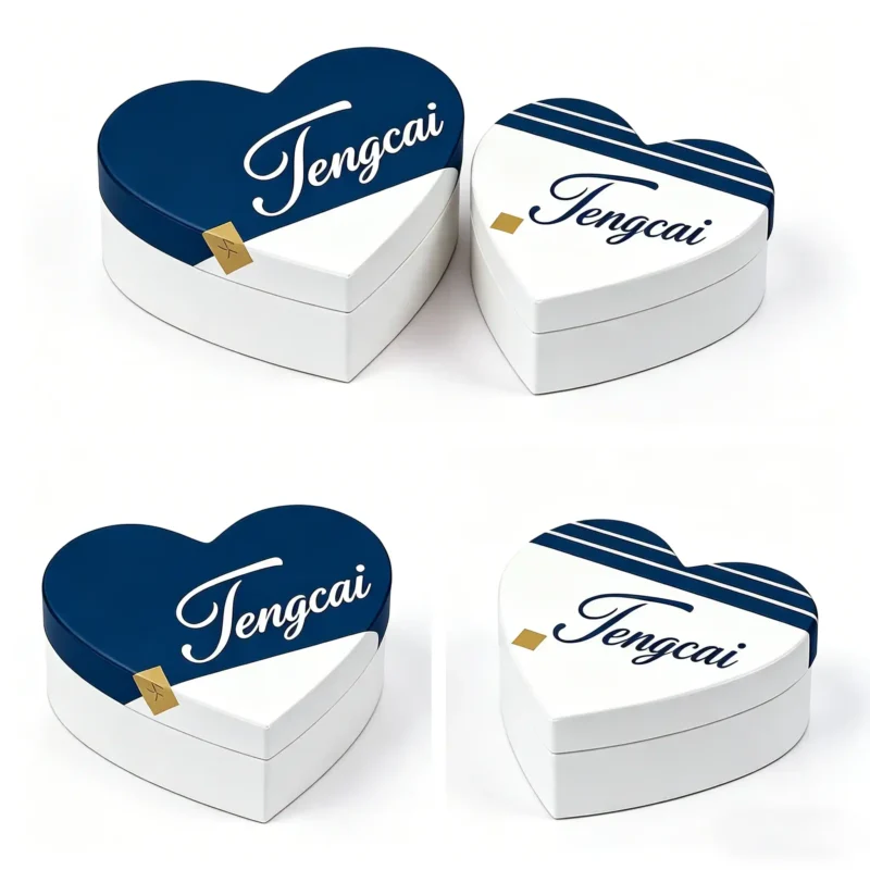 Valentine's Day Heart Shape High-End Rigid Gift Boxes