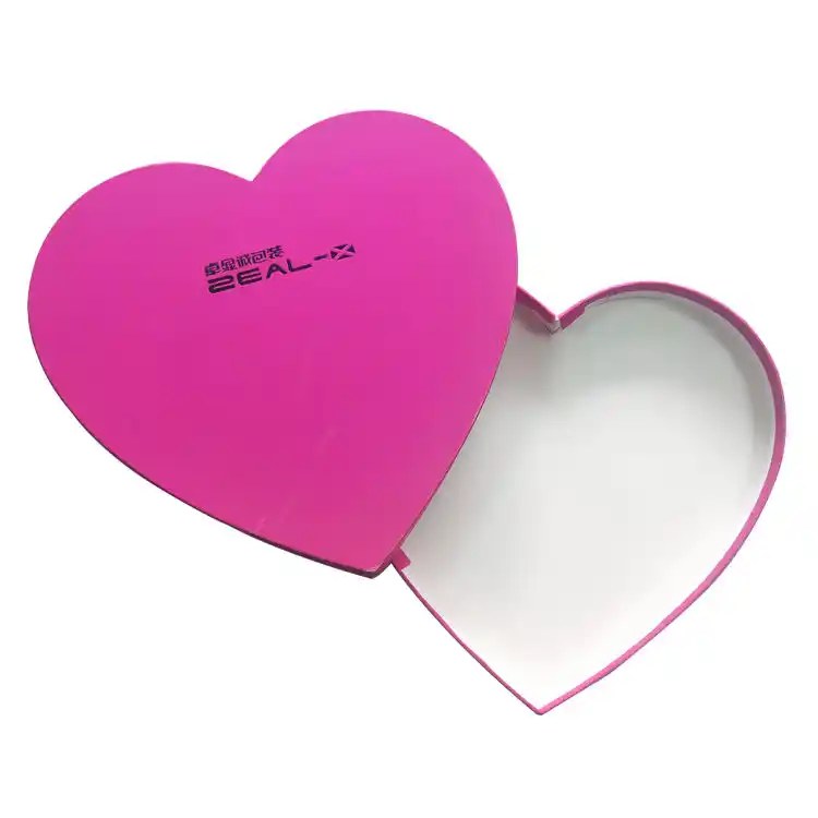 Vintage Red Heart Shape Gift Cosmetic Packaging Boxes OEM