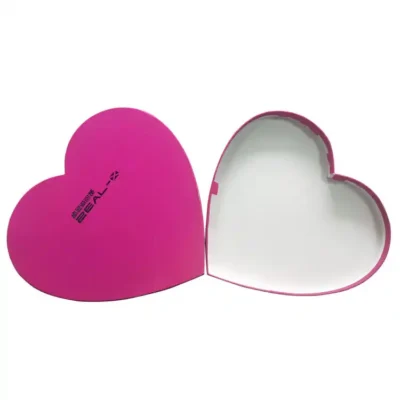 Vintage Red Heart Shape Gift Cosmetic Packaging Boxes OEM