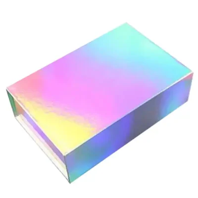 Wholesale Custom Size Shiny Holographic Packaging Boxes